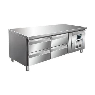SARO Undercounter Refrigerated Counter UGN 2140 TN – 2 × 2 Drawers, 1360 mm