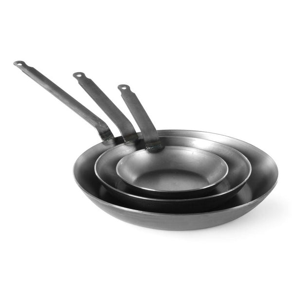 HENDI Bratpfanne Walzstahl – Ø 280 mm, H 50 mm