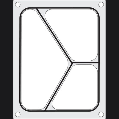 HENDI mold for sealing machine – 3-piece, 227 × 178 mm