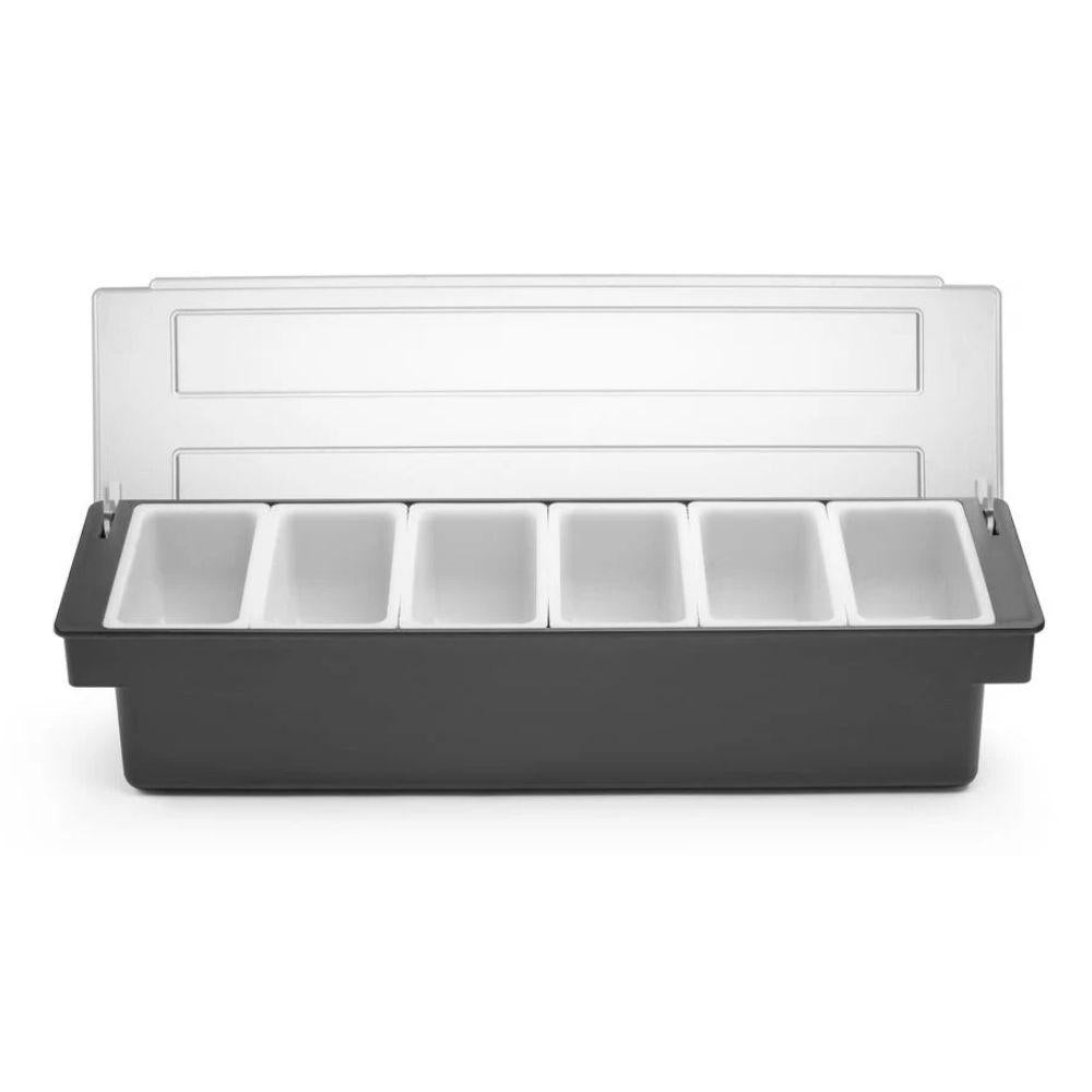 Zutatenbox – 6 Behälter, BarUp, 480x150x H 100mm BarUp