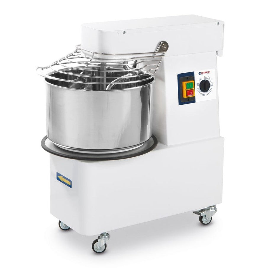 Spiralmischer mit festem Kopf und Schüssel, HENDI, 35 kg/h, 10L, 230V/370W, 240x590x H 575mm HENDI