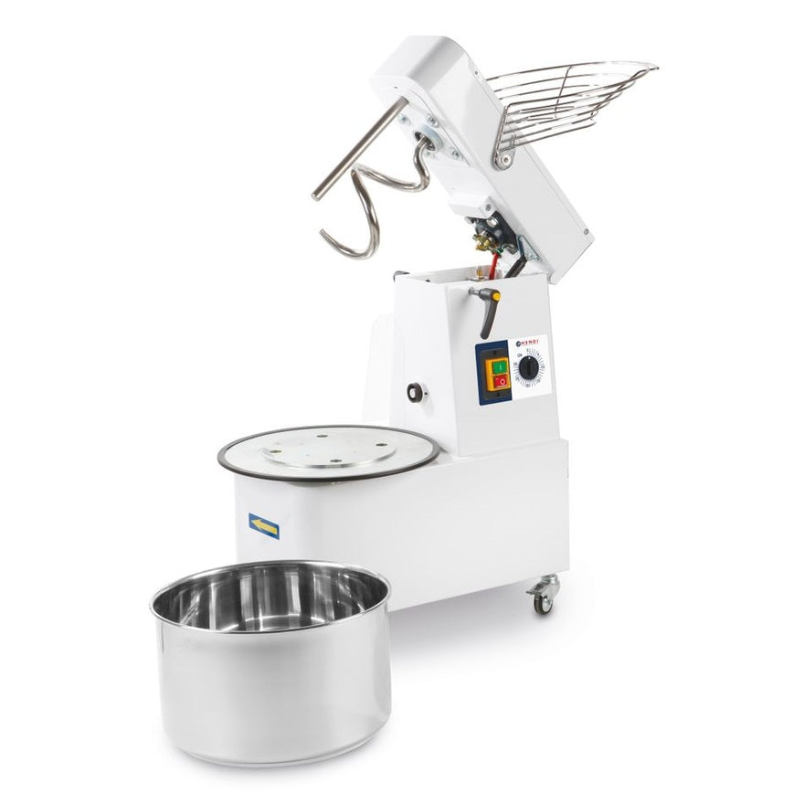 Spiralmixer mit aufklappbarem Kopf und abnehmbarer Schüssel, HENDI, 35 kg/h, 10L, 230V/370W, 380x590x H 575mm HENDI