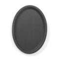 HENDI Serviertablett oval – rutschfest, Glasfaser, 200 × 265 mm HENDI
