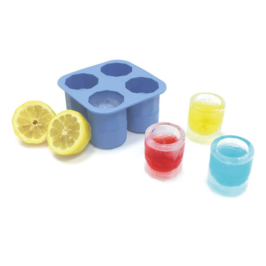 Eiswürfelform, Shotglas, BarUp, Blau, 122x122x H 60mm BarUp