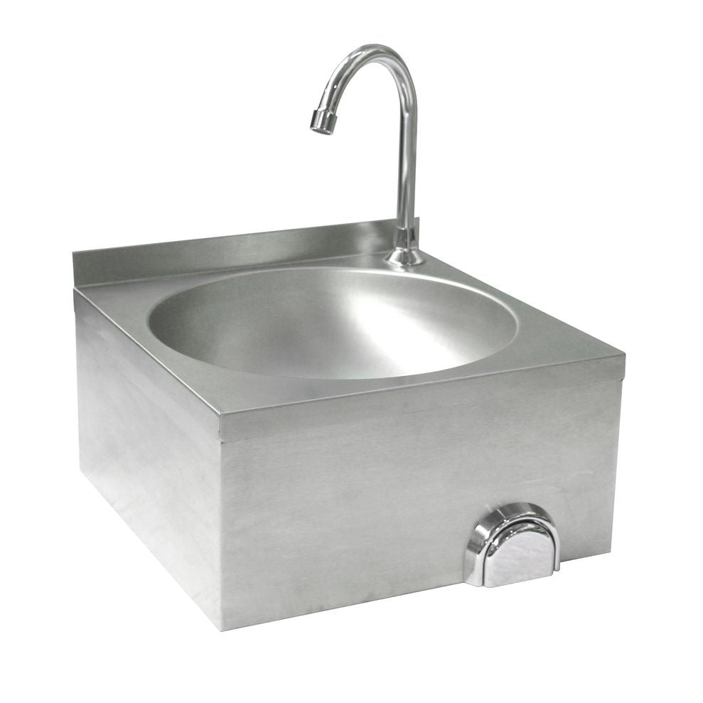 Waschbecken mit Kniebedienung, HENDI, 400x400x H 450mm HENDI