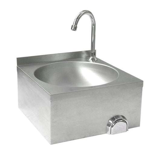Waschbecken mit Kniebedienung, HENDI, 400x400x H 450mm HENDI