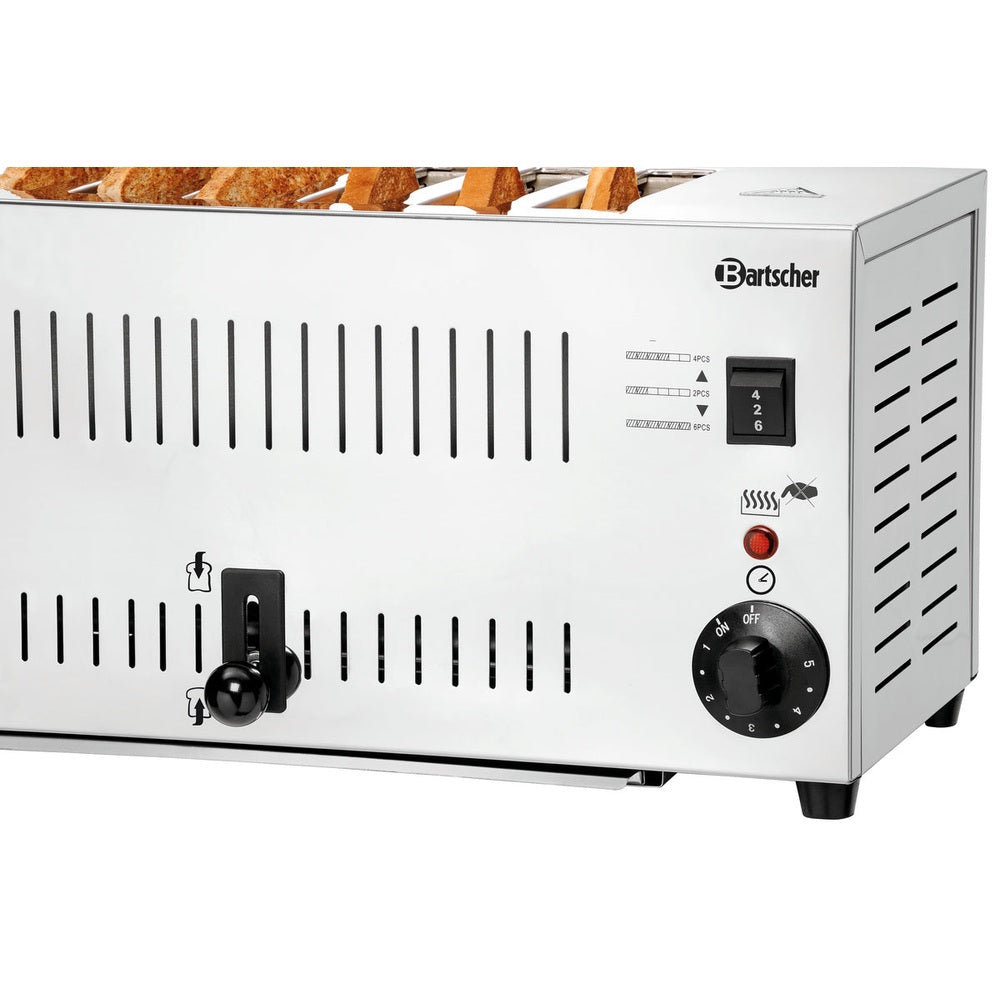Bartscher Toaster TS60 – 6 Scheiben, 2,5 kW Bartscher