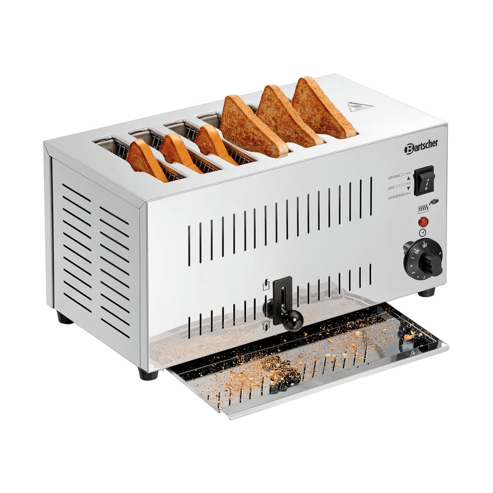 Bartscher Toaster TS60 – 6 Scheiben, 2,5 kW Bartscher