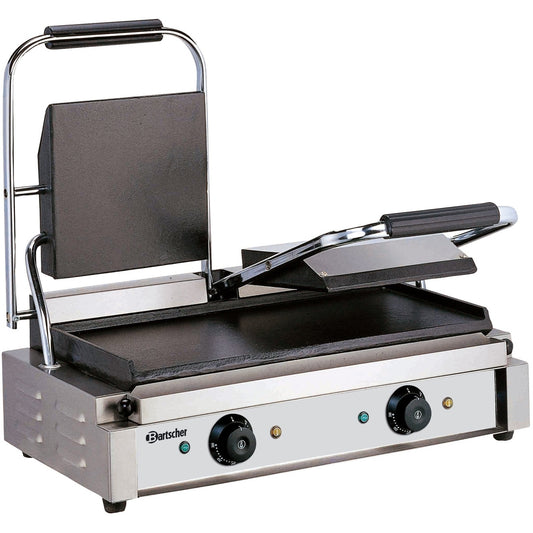 Doppel-Kontaktgrill, glatt/glatt Bartscher
