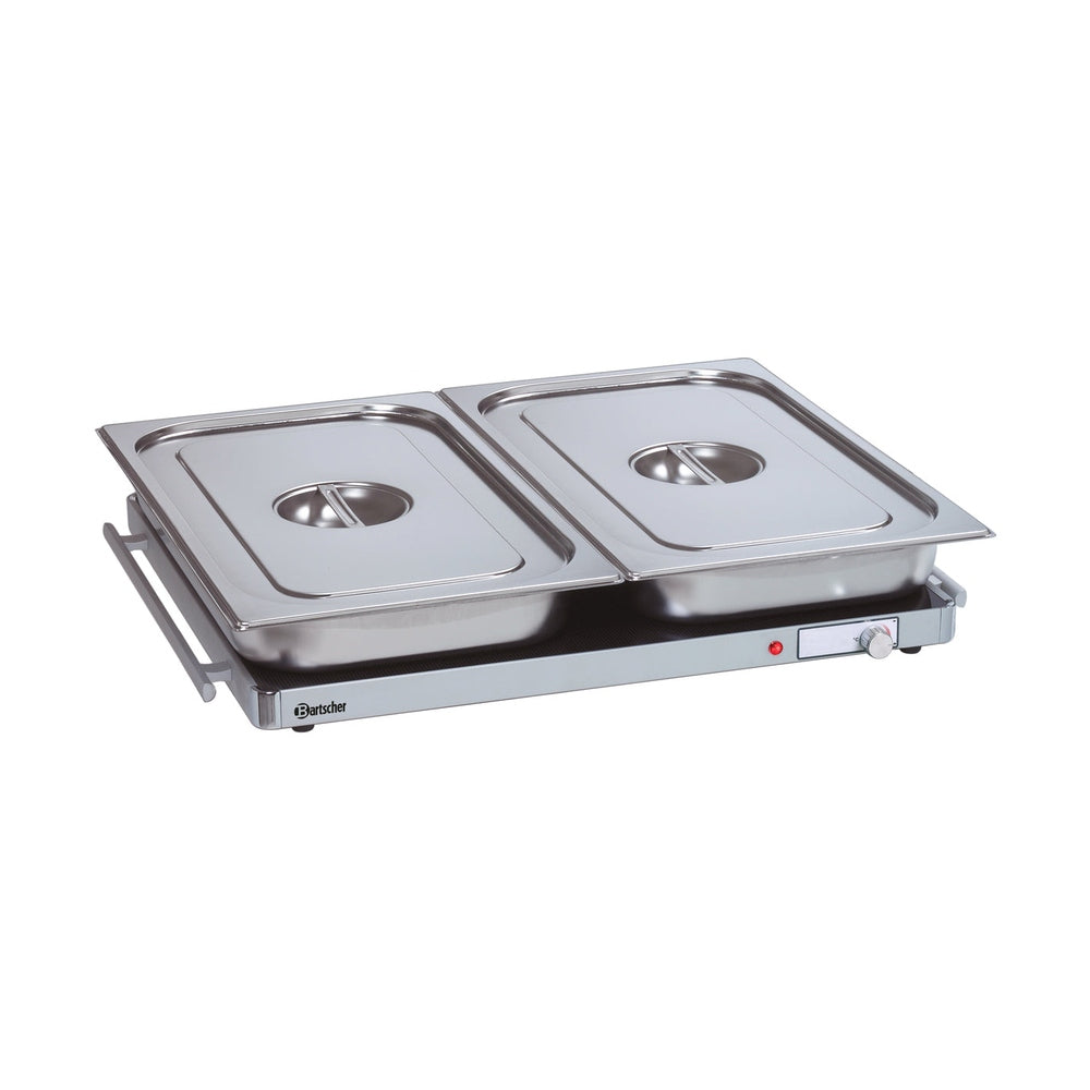 Bartscher Warmhalteplatte GN 2/1 – Glas, stufenlos regelbar Bartscher