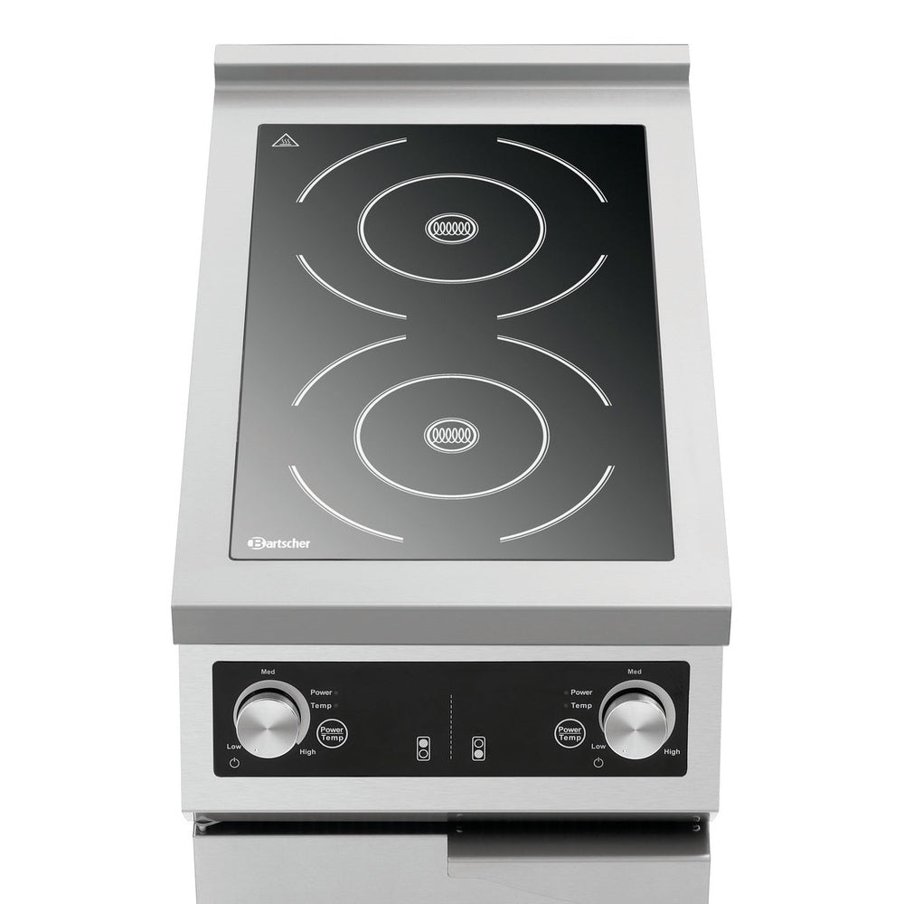 Induktionsherd 2 Felder GU Bartscher