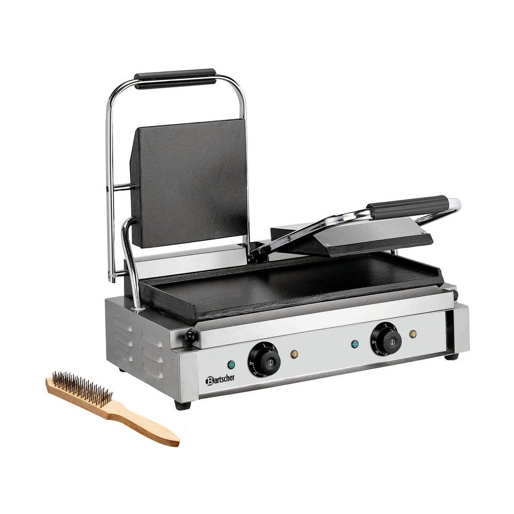Doppel-Kontaktgrill, glatt/glatt Bartscher