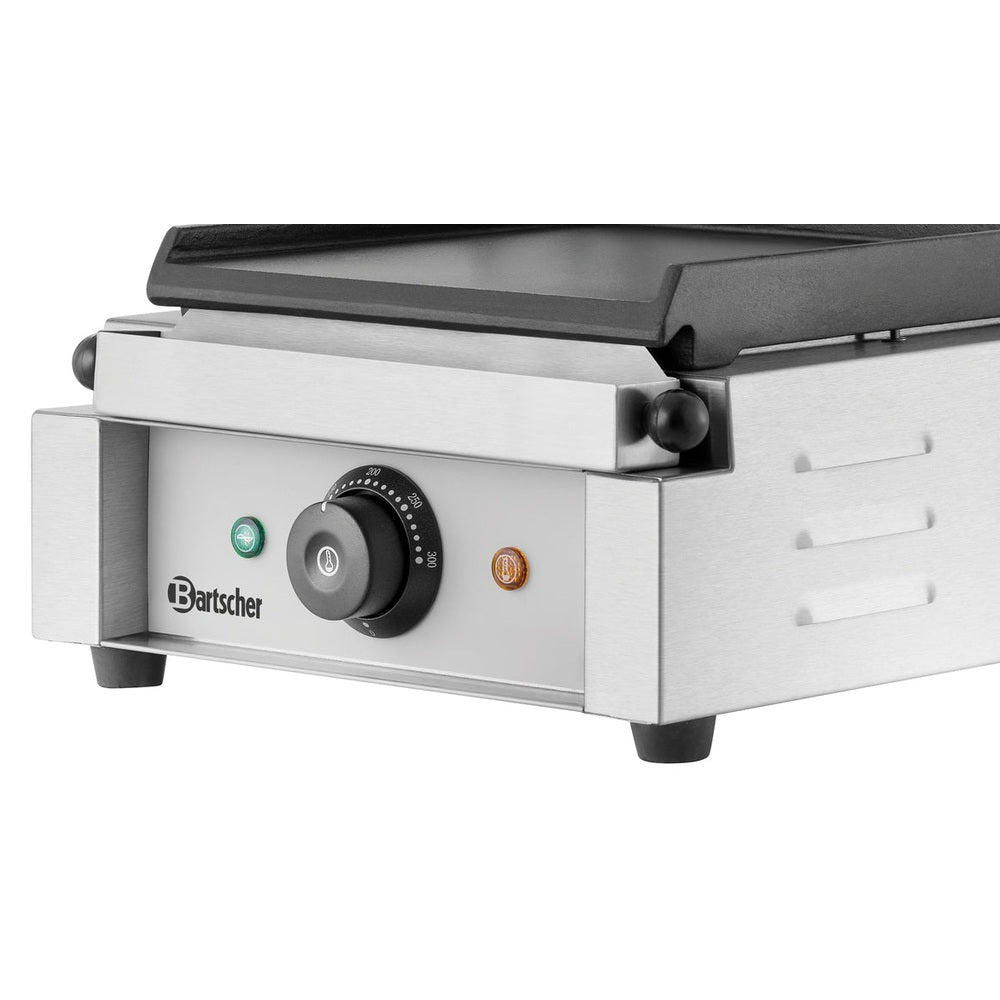 Bartscher Kontaktgrill gerillt/glatt – Gusseisen, 50–300 °C Bartscher
