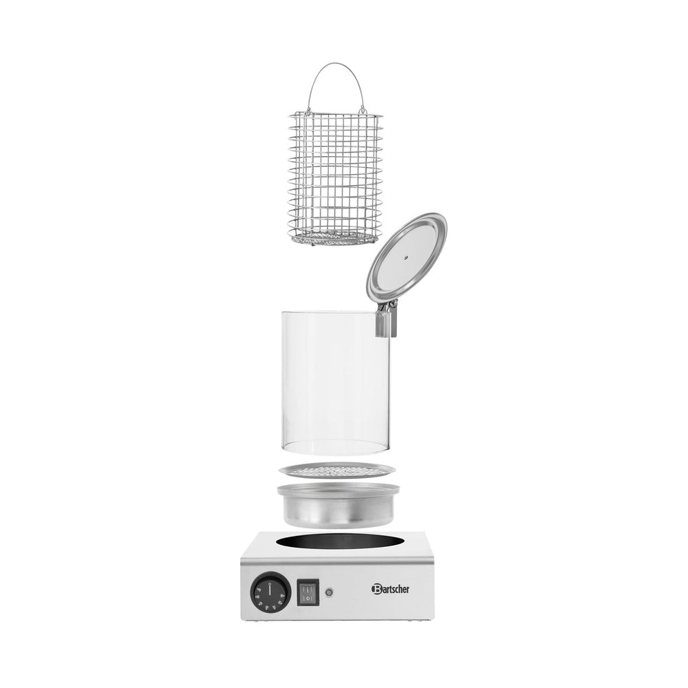 Bartscher Hot-Dog-Gerät – Glaszylinder Ø 195 mm, 1 kW Bartscher
