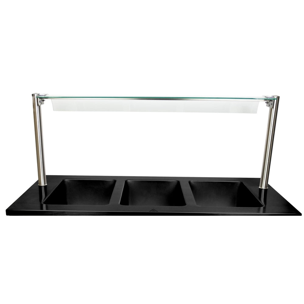 SARO Spuckschutzwand zum Bain Marie Trolley BTS-2 SARO