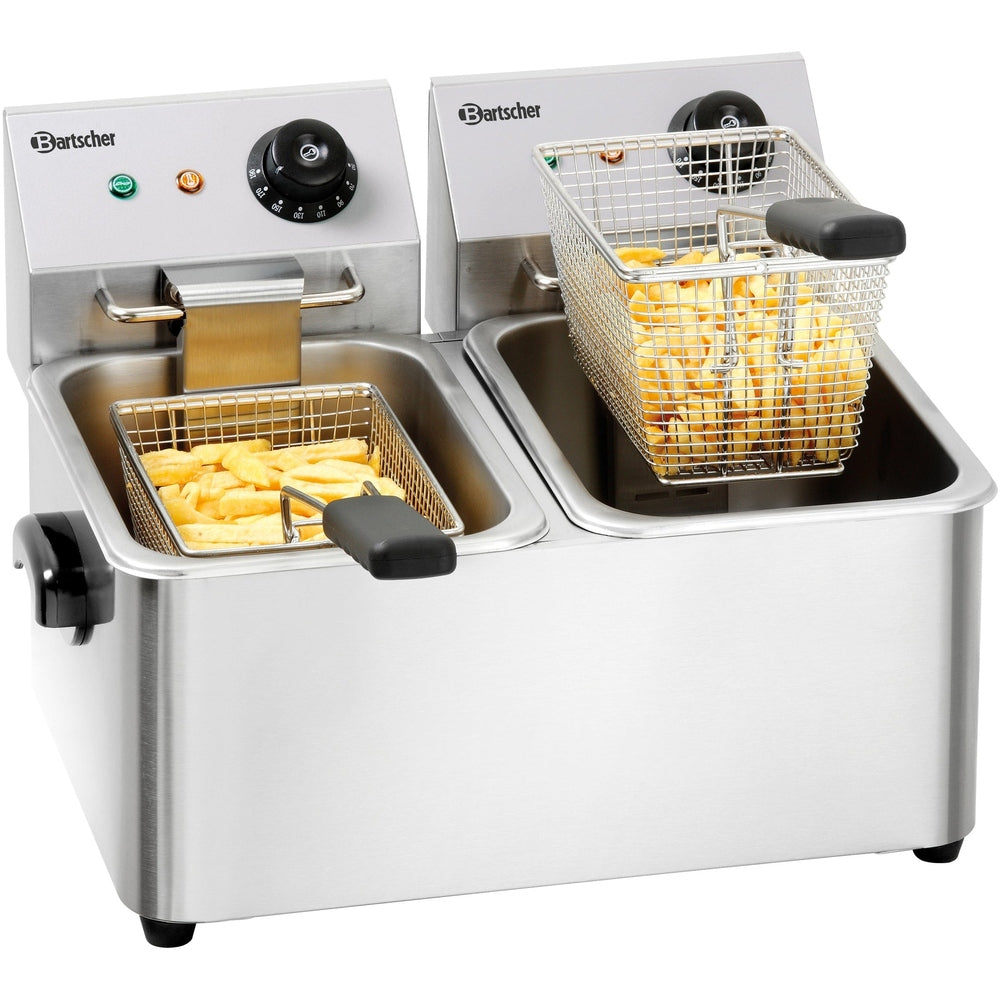 Elektro-Doppel-Fritteuse "Snack II" Bartscher