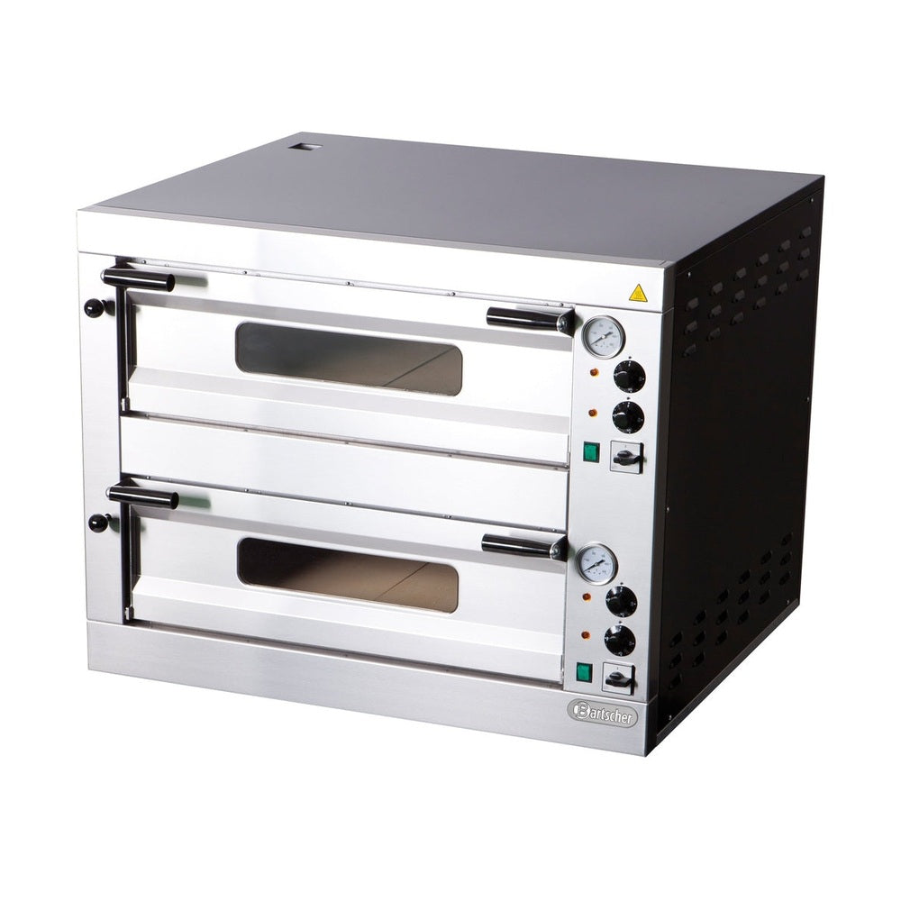 Bartscher Pizzaofen Zweikammer E8 – 4+4 Pizzen Ø 33 cm Bartscher