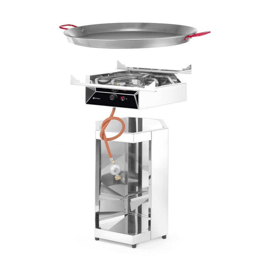 HENDI Gasgrill Fiesta 800 – Paellapfanne ⌀ 800 mm, 7 kW HENDI