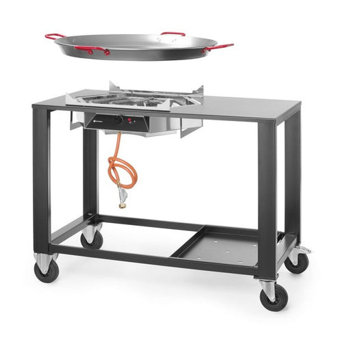 HENDI Paella-Gasgrill Fiesta XL – 7 kW, inkl. Paellapfanne Ø 800 mm