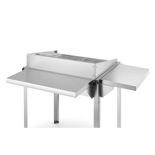 Seitliche Arbeitsplatte für Grillsystem Green Fire, HENDI, 480x298x H 160mm HENDI