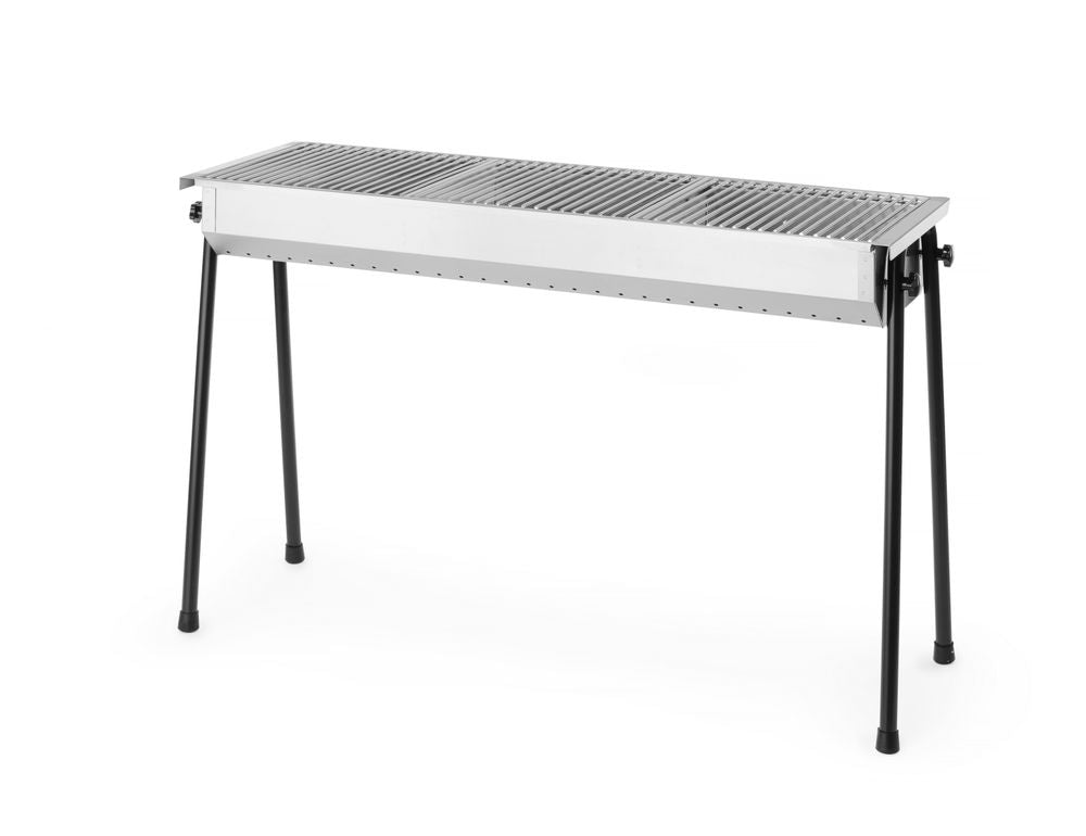 HENDI Holzkohlegrill Resto – 3 Roste, 1145 × 380 mm HENDI
