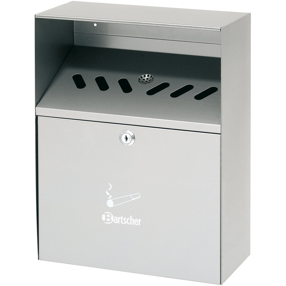 Wandascher, silber Bartscher