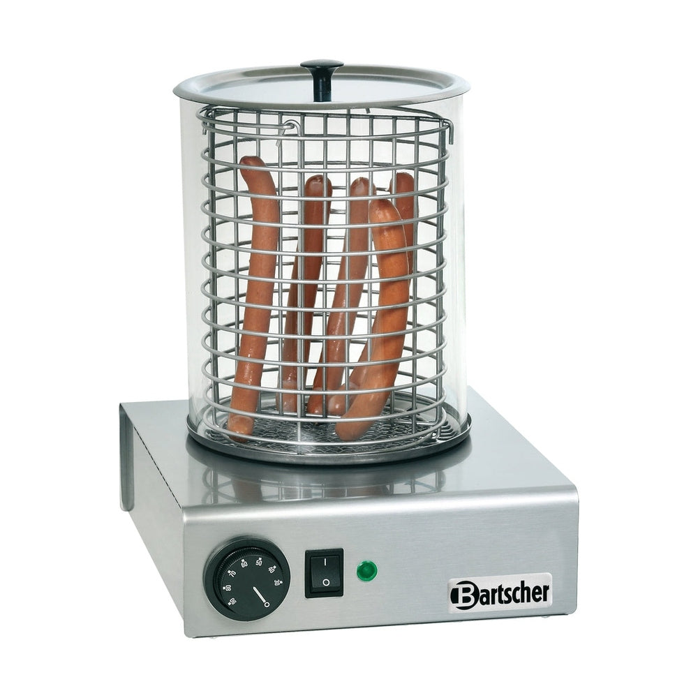 Bartscher Hot-Dog-Gerät – Glaszylinder Ø 195 mm, 1 kW Bartscher