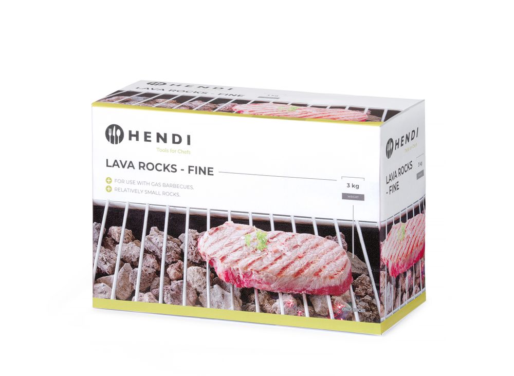 HENDI Lavasteine fein – Box HENDI