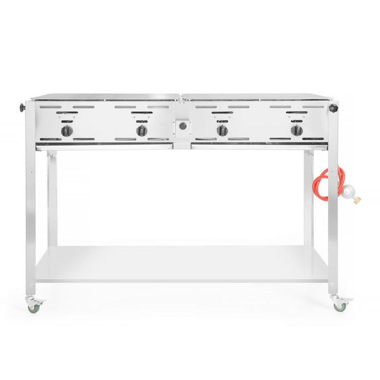 HENDI Grill-Master Quattro – 22 kW, 4 Brenner, fahrbar HENDI