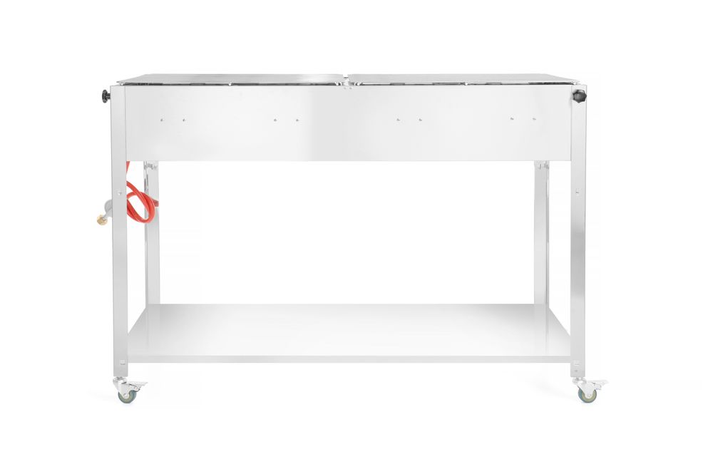 HENDI Grill-Master Quattro – 22 kW, 4 Brenner, fahrbar HENDI