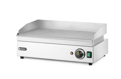 HENDI Grillplatte Kitchen Line – gerillt, 518 × 330 mm, 2400 W