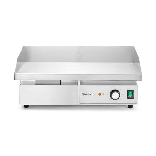 HENDI Grillplatte Budget Line glatt – 3,0 kW, 230 V