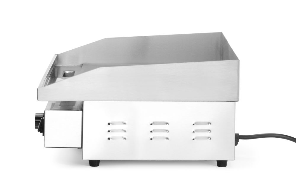 HENDI Grillplatte Budget Line glatt – 3,0 kW, 230 V