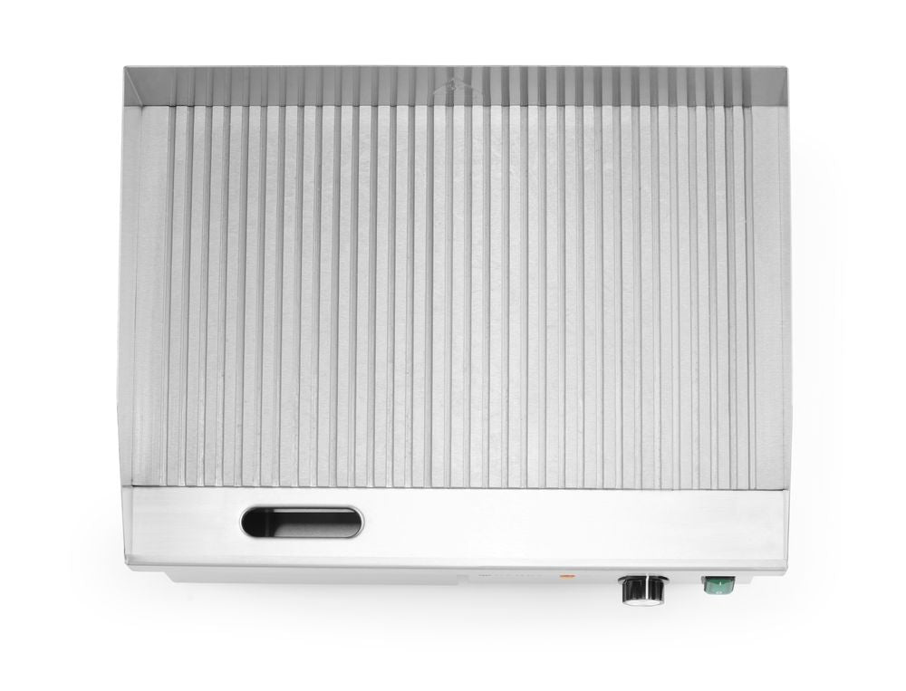 HENDI Grillplatte Budget Line gerillt – 3,0 kW, 230 V