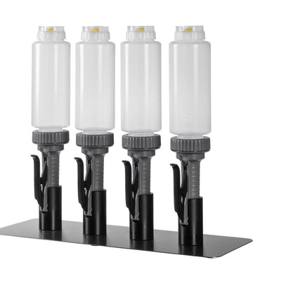 SARO Portion Pump PP-004 – 4 pumps at 710 ml each, stainless steel stand