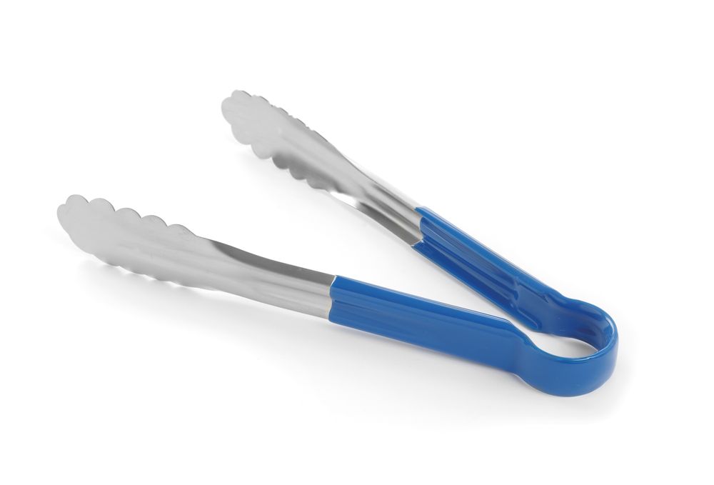 HENDI Servierzange HACCP – blau, Länge 250 mm
