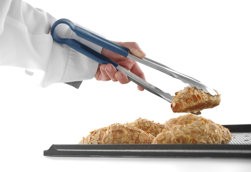 HENDI Servierzange HACCP – blau, Länge 250 mm
