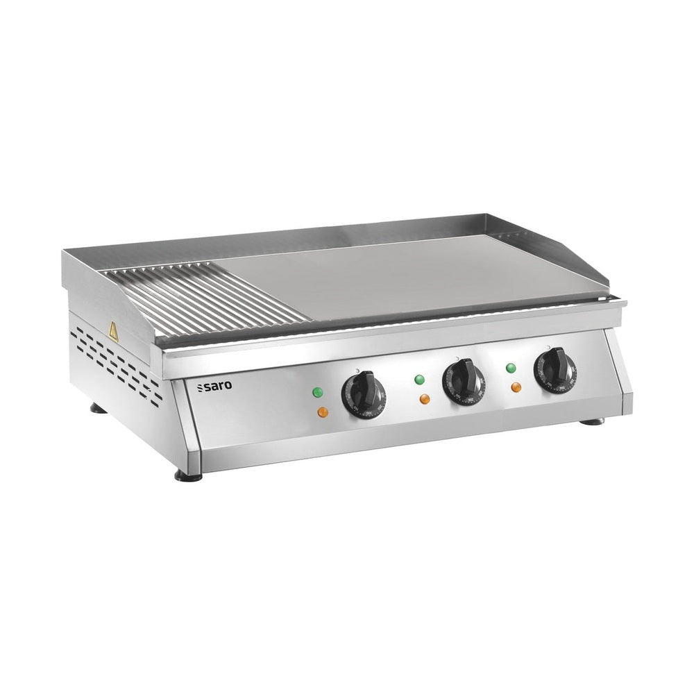SARO Griddleplatte gerillt + glatt Modell FRY TOP GH 760 R SARO
