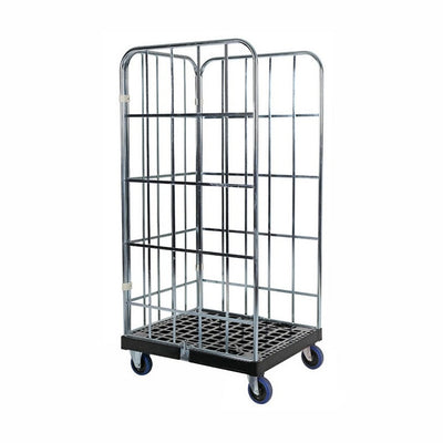 SARO trolley RW 3 with 3 mesh panels – 500 kg dynamic