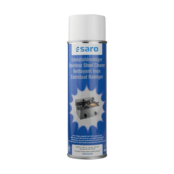 SARO Edelstahl-Reiniger R 50 – 400 ml, Sprühdose ohne Treibgas