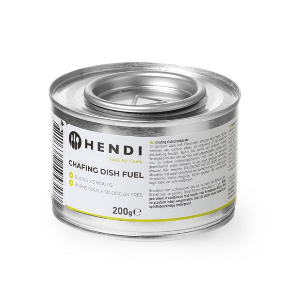 HENDI Chafing Dish Brennpaste – 24 × 200 g Dose