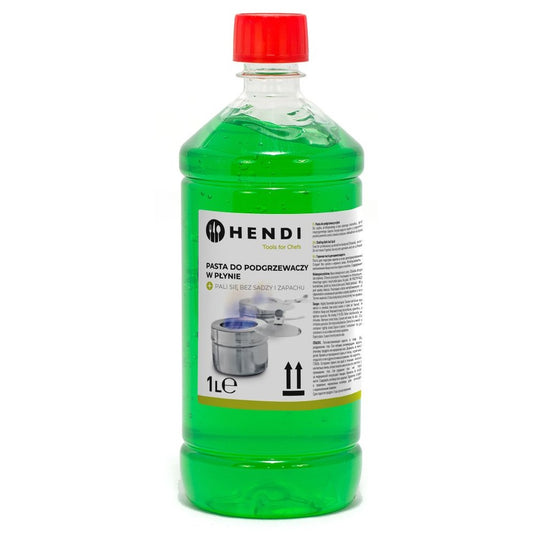 Chafing Dish Brennpaste - Flasche, HENDI, Transparent HENDI