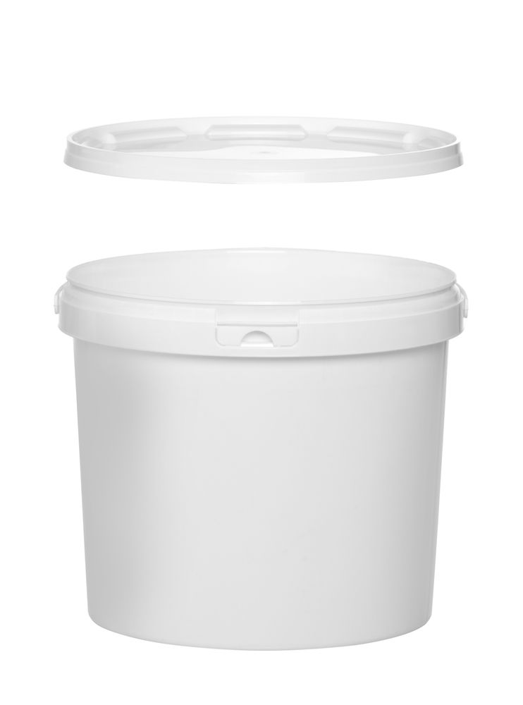HENDI Eimer 5,8 l mit Deckel – Polypropylen, bis 95 °C