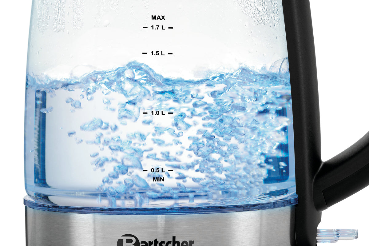 Wasserkocher 1.7 Liter - Glas Bartscher