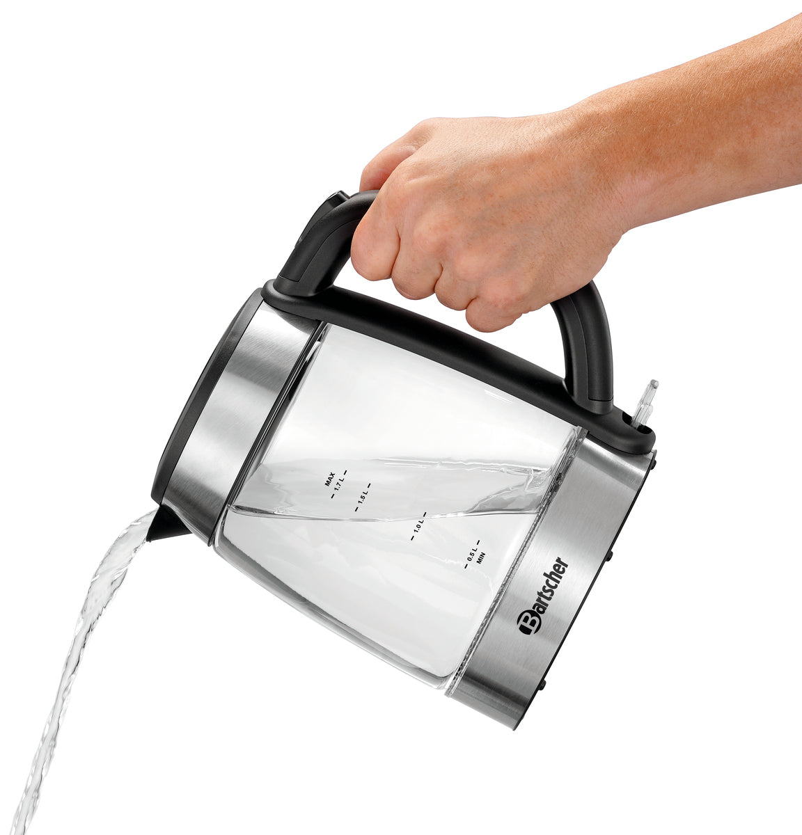 Wasserkocher 1.7 Liter - Glas Bartscher