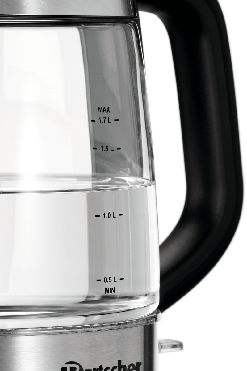 Wasserkocher 1.7 Liter - Glas Bartscher