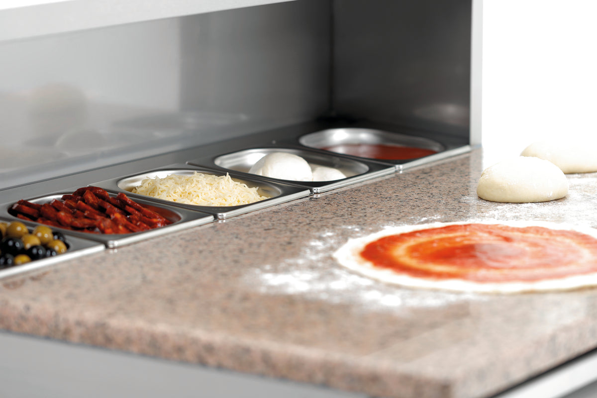 Bartscher Pizza-Saladette 900T2 – 2 Türen, 5 × GN 1/6 Bartscher