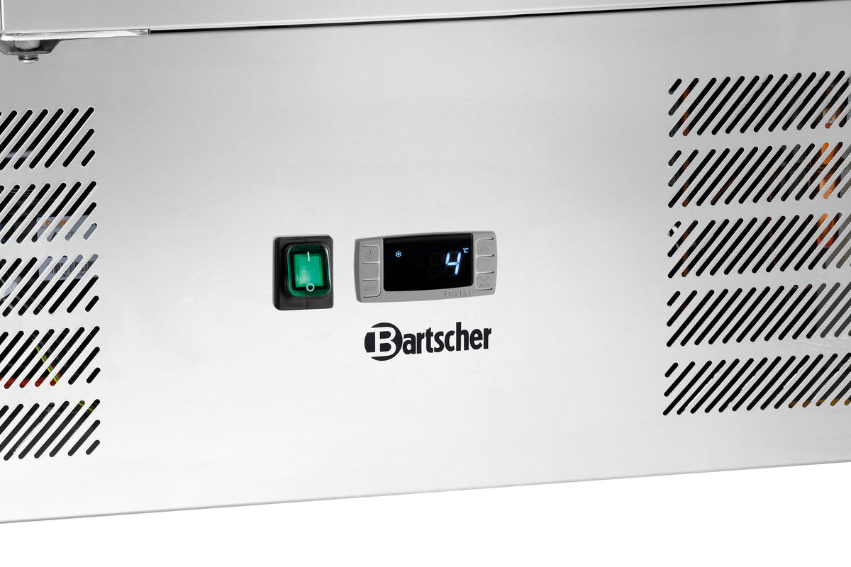 Bartscher Vorbereitungskühltisch 900T2 – 2 Türen, Kühlwanne 5 × GN 1/6 Bartscher