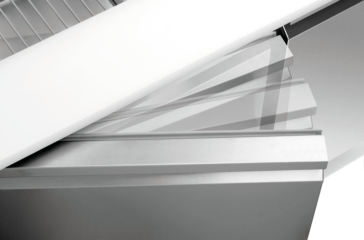 Bartscher Saladette 900T2GL – 2 Türen, Glasaufsatz, 250 L Bartscher