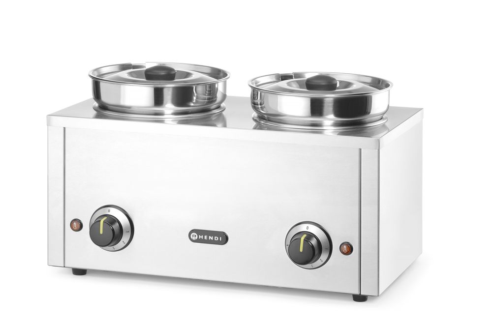 HENDI Thermosystem doppelt – 8 L, 400 W, Wasserbad